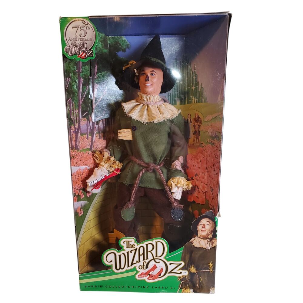 Wizard of Oz 75th Anniversary Barbie Doll - Scarecrow Pink Label